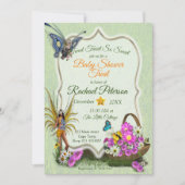 スプリングタイムベビーシャワー招待状 サンキューカード (正面)