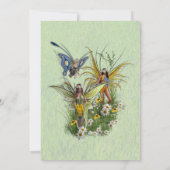 スプリングタイムベビーシャワー招待状 サンキューカード (裏面)