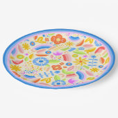 スプリングタイムレインボーズ ペーパープレート (アングル)