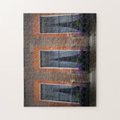 スプリングタイムロンドンラベンダーウィンドウボックスズパズル ジグソーパズル (縦)