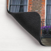 スプリングタイムロンドンラベンダーウィンドウボックス マウスパッド (コーナー)