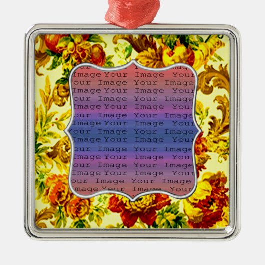 スプリングタイ結婚ムオーナメント メタルオーナメント (正面)