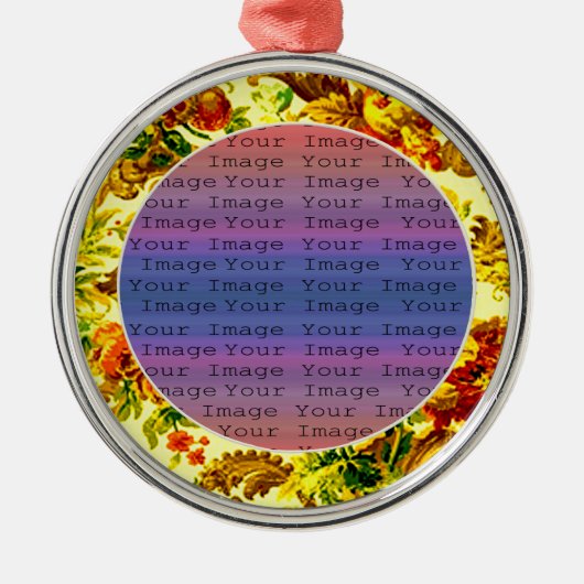 スプリングタイ結婚ムオーナメント メタルオーナメント (正面)