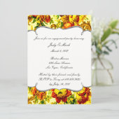 スプリングタイ結婚ム婚約パーティ招待状 招待状 (スタンド正面)