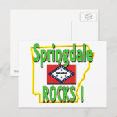 スプリングデール、ロック!(緑) ポストカード (正面/裏面)