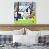 スプリングハウス – Gettysburg, PA キャンバスプリント (インサイチュ (寝室))