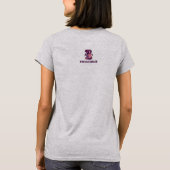 スプリングファッション グレー Tシャツ (裏面)
