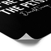 スプリングフィールドで彼らは食べペットである – Trump Har ポスター (角)