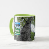 スプリングフィールドの森の木001の友人 マグカップ (正面左)