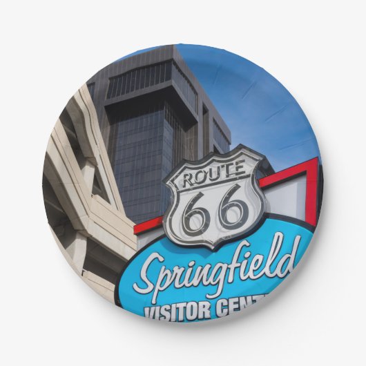 スプリングフィールドへようこそ ペーパープレート (正面)