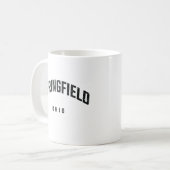 スプリングフィールドオハイオOH コーヒーマグカップ (正面左)