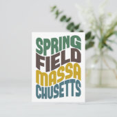 スプリングフィールドマサチューセッツレトロウェーブ ポストカード (スタンド正面)
