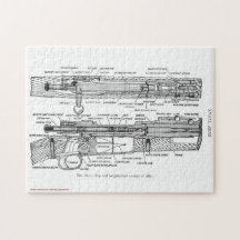 スプリングフィールド小銃の内部構造ジグソーパズル