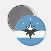 スプリングフィールド市旗ミズーリ州USA マグネット (正面/裏面)