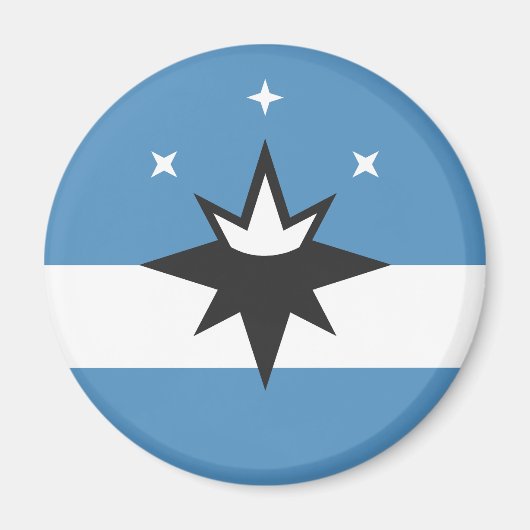 スプリングフィールド市旗ミズーリ州USA マグネット (正面)