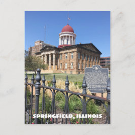 スプリングフィールド，イリノイ州オールド州キャピトル ポストカード