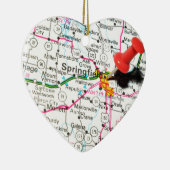 スプリングフィールド、イリノイ セラミックオーナメント (右)