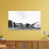 スプリングフィールド、ORサットンモーテルon McKenzie Highway キャンバスプリント (インサイチュ (リビング))