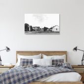 スプリングフィールド、ORサットンモーテルon McKenzie Highway キャンバスプリント (インサイチュ (寝室))