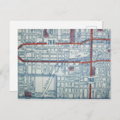 スプリングフィールドMOヴィンテージマップ ポストカード (正面/裏面)