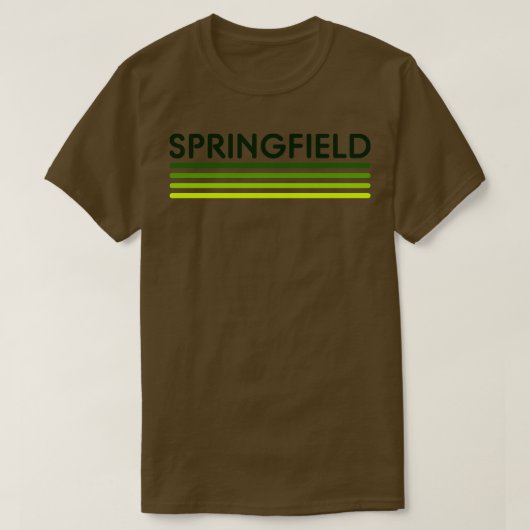 スプリングフィールドTシャツ Tシャツ (デザイン正面)
