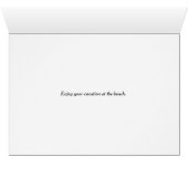 スプリングブレイクバケーションカードアットビーチ (内部横(下))