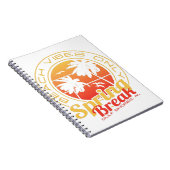 スプリングブレイクビーチビーブオンリーガルフショアーズアラバマ ノートブック (右側)