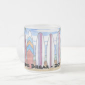 スプリングブレイクマグ(すりガラス) フロストグラスマグカップ (正面左)