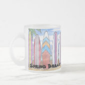 スプリングブレイクマグ(すりガラス) フロストグラスマグカップ (左)