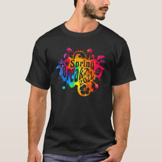 スプリングブレイク2022絞り染めビーチビーブスサマーバカ Tシャツ