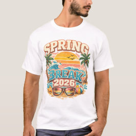 スプリングブレイク 2026 ビーチパーティー ヴィンテージTシャツ Tシャツ