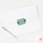 スプリングブレークおもしろいデザイン ラウンドシール (封筒)