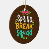 スプリングブレーク先生学生サマーホリデイビーチ セラミックオーナメント (右)