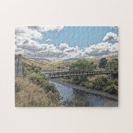 スプリングベールサスペンションブリッジ（ニュージーランド） ジグソーパズル (横)