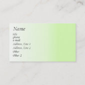 スプリングボックの名刺 名刺 (裏面)