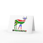 スプリングボックスラグビー誕生日カード