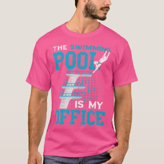 スプリングボードダイビングオフィススイミングプールスプリングボア Tシャツ