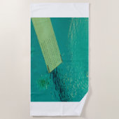 スプリングボードダイビングビーチタオル ビーチタオル (正面)