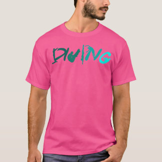 スプリングボードダイビングプラットフォームハイダイビング Tシャツ