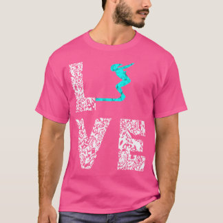 スプリングボードダイビングボードラブダイバープラットフォームディヴィン Tシャツ