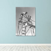 スプリングボード キャンバスプリント (インサイチュ (ウッドフロア))