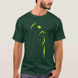 スプリングボード、ハイダイブ、スイミング Tシャツ