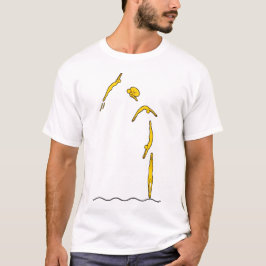 スプリングボード、ハイダイブ、スイミング Tシャツ