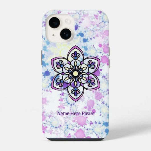 スプリングマンダラiPhone/iPadケース iPhoneケース (裏面)
