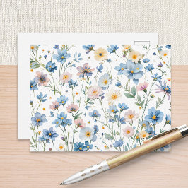 スプリングメドウブルー野の花植物園 ポストカード