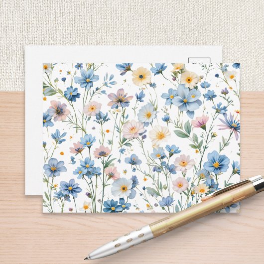 スプリングメドウブルー野の花植物園 ポストカード