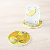 スプリングラブサンドストーン コースターギフト 水仙 コースター (側面)