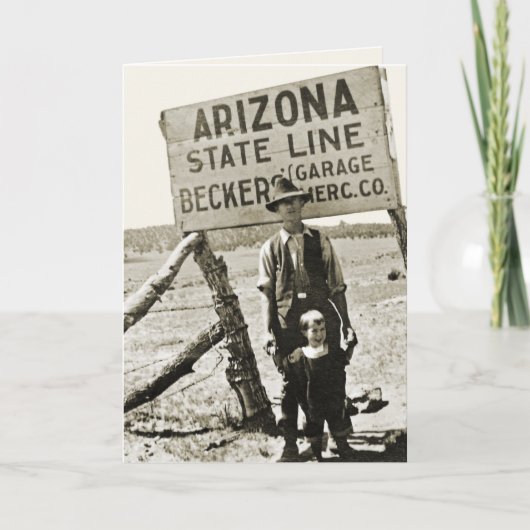スプリングヴィルアリゾナ州ラインフォトベッカーズ カード (正面)