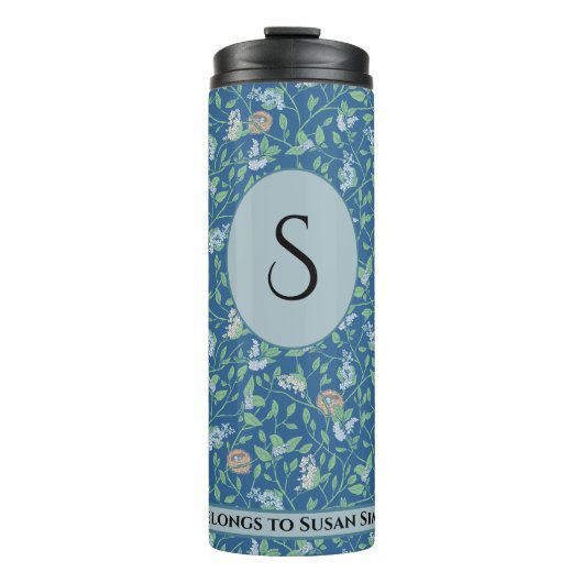 スプリング ガーデン マザーズ デイ ロビン ネスト クイーン アン レース タンブラー (正面)