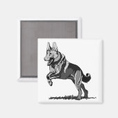 スプリング・シェパード マグネット (正面/裏面)